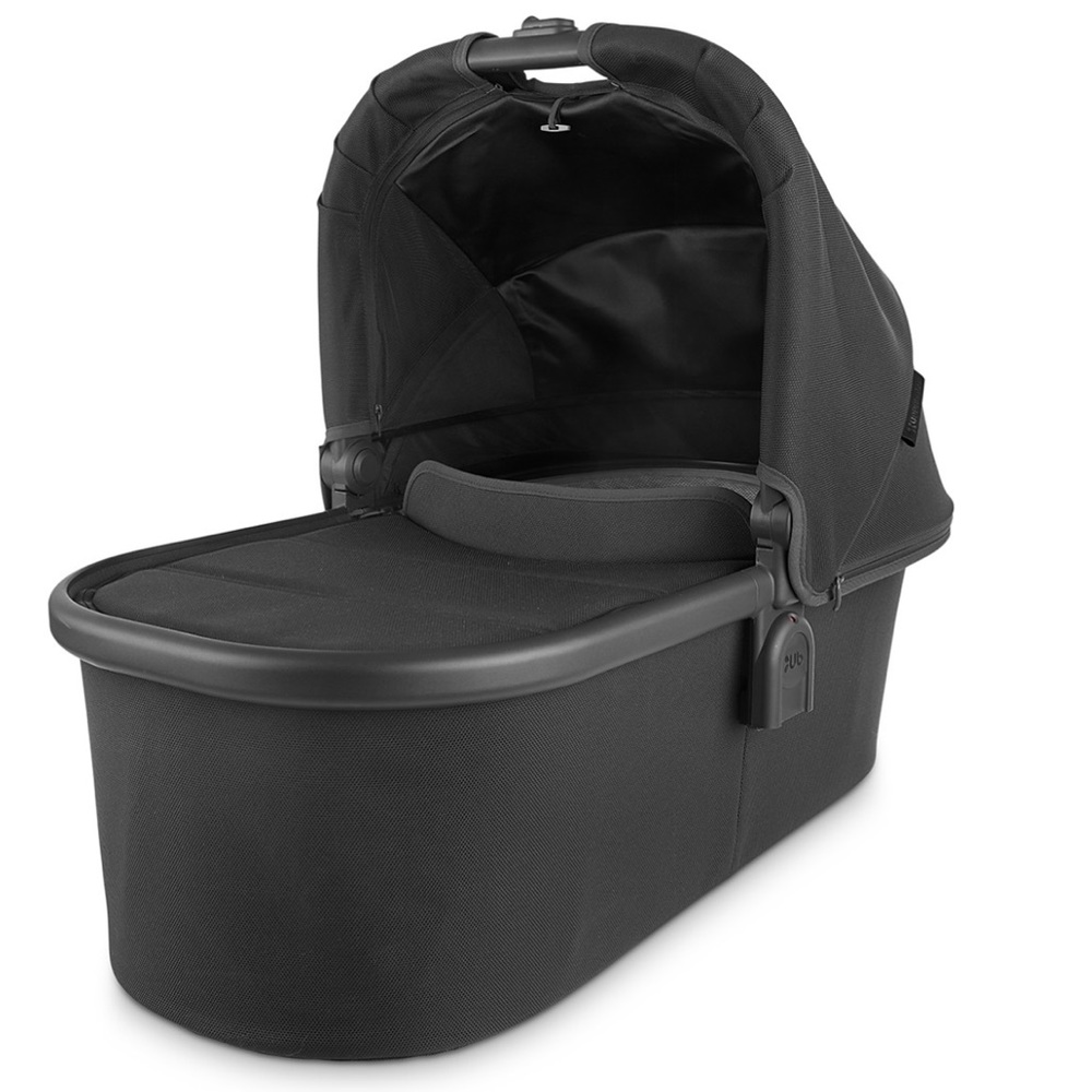 Uppababy Basinet Jake charcoal (black) with rain cover